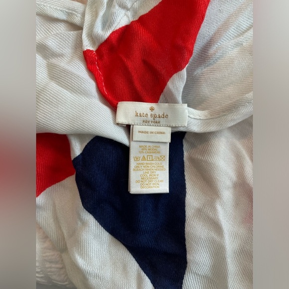 Kate Spade Abstract Bow Infinity Wrap Around Scarf - Picture 3 of 3